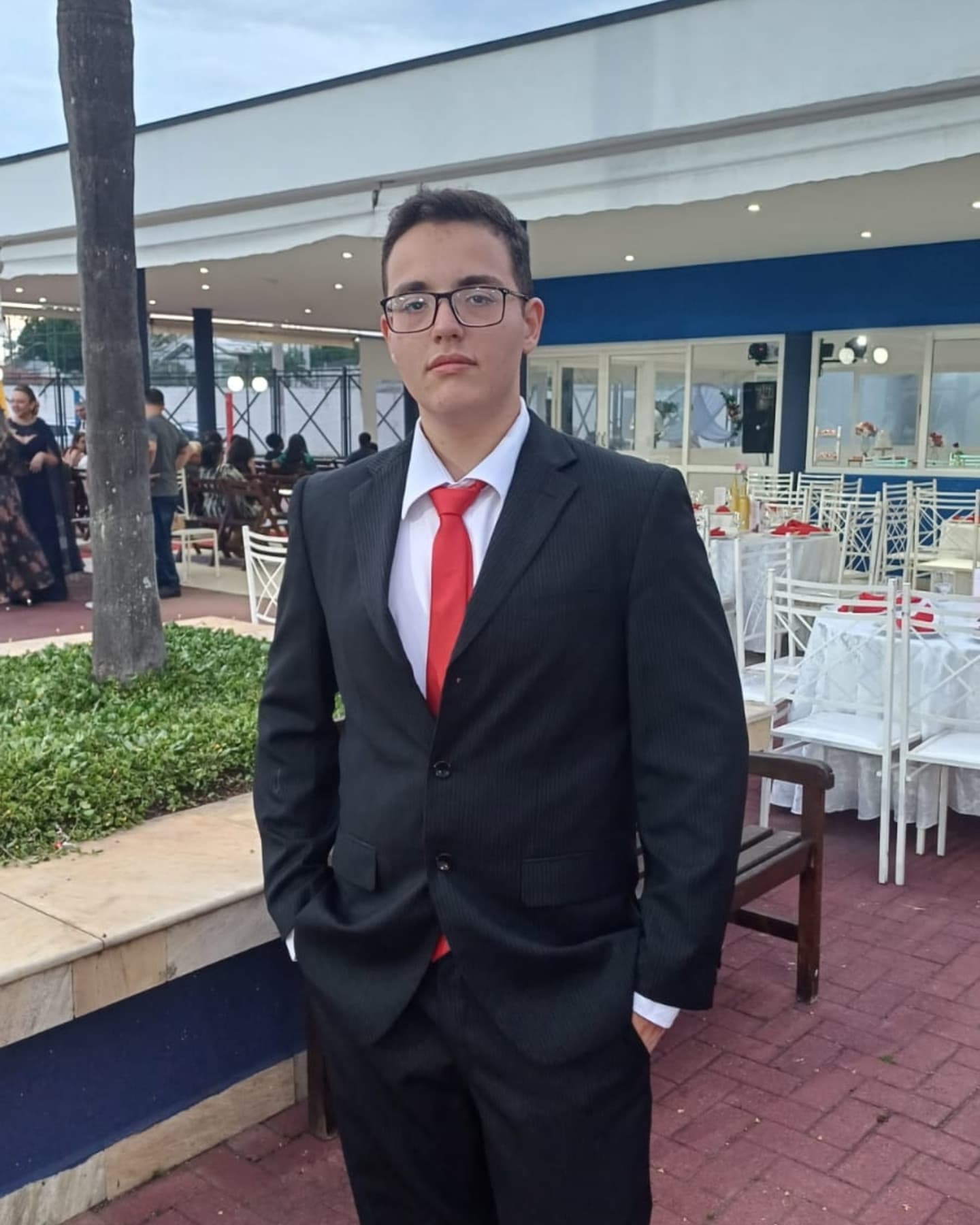 My picture in a suit.
